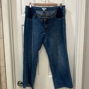 Motherhood Maternity Wide Leg Jeans - Medium Blue